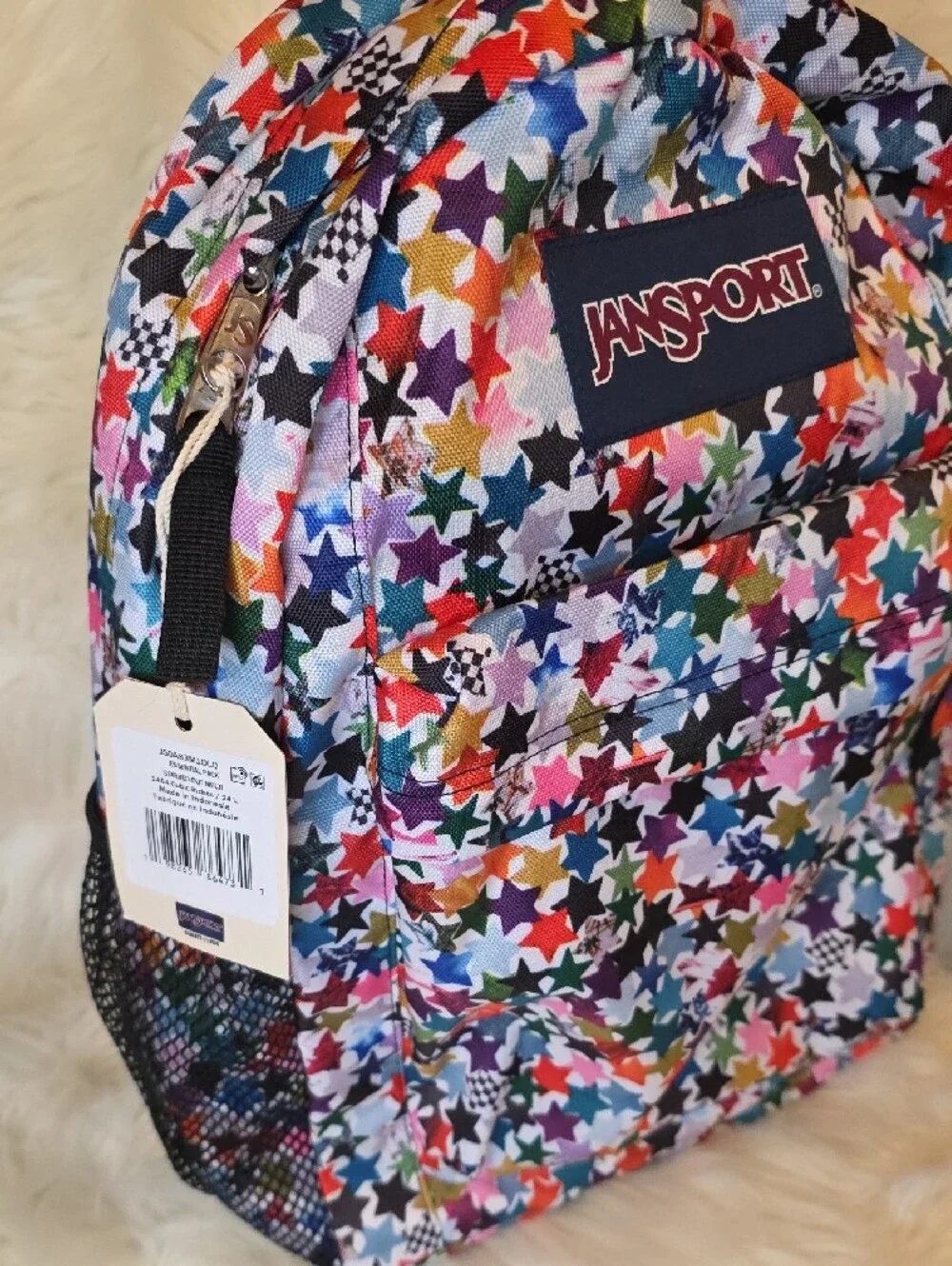 NWT JanSport daypack featuring the colorful 